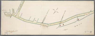 A-1595 [Kaart van de toegangsweg die leidt naar de Wittepoort], 1668