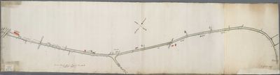 A-1596 [Kaart van de weg die leidt naar de Morspoort], 1668