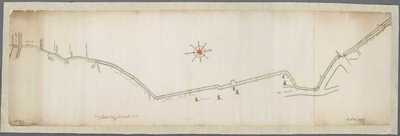 A-1598 [Kaart van de weg die leidt naar de Koepoort], 1668