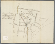 A-1608 [Overzichtskaart van de wegen lopende door de ambachten Schoten, Vlieland en Noord Akendam], 1817