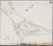 A-1624 [Kaart van een gedeelte van de Schouwweg nabij de Stoeplaan onder Wassenaar], 1835