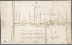 A-1629 [Kaart van de situatie van een ontworpen weg langs de Stadsmolenwatering te Leiden], 1670