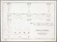 A-1638 Details van de traliebrug over de Leidsche Trekvaart, rijweg en jaagpad aan de Vogelzang in de II..., 1841