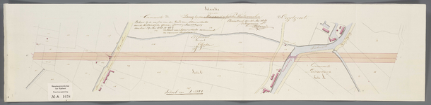 A-1658 Situatie van de brug bij de Marendijksche watermolen, 1841