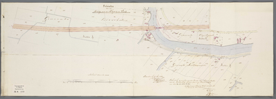 A-1659 Situatie van de brug over de Rhijn bij de Vink, 1841