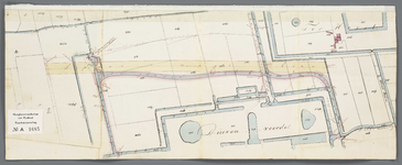 A-1685 [Kaart van de spoorbaan Amsterdam-Rotterdam, gelegen nabij de hofsteden Duivenvoorde en Ter Horst..., 1842