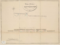 A-1693 Beloop der geleibuis op Halfweg-Haarlem voor de waterleiding uit de duinen bij Haarlem, 1846