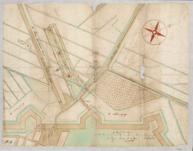 A-1699 [Kaart van de Spaarndammerdijk bij Amsterdam], 1641
