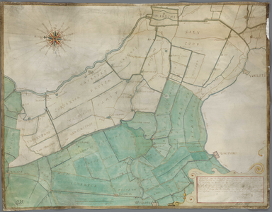 A-1771 Afbeeldingh van het Waterschap genaemt de Lange Vliet, mitsgaders van het Suyderste gedeelte van ..., 1645