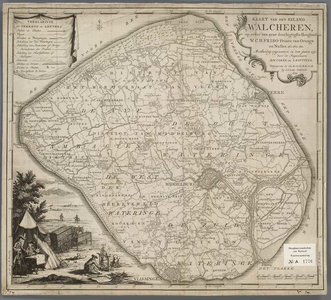 A-1776 Kaart van het eiland Walcheren, 1753