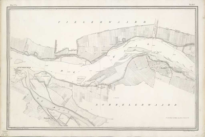A-1831 Kaart van de rivieren de Boven Rijn, de Waal, de Merwede, de Oude en een gedeelte van de Nieuwe M..., 1832