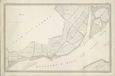 A-1842 Kaart van de rivieren de Boven Rijn, de Waal, de Merwede, de Oude en een gedeelte van de Nieuwe M..., 1833