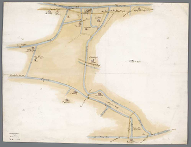 A-1888 [Schetskaart van de afscheidingen tussen de Stichtse boezems en de wateren van Amstelland en Woer..., 1599