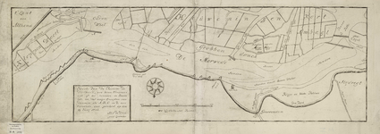 A-1892 Kaerte van de riviere de Merwede, van boven Hardincxcvelt af, tot beneden de Basse Kille toe, met..., 1726