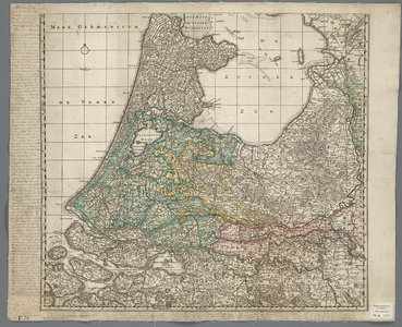 A-1914 [Kaart van het noordwestelijke gedeelte van Nederland], circa 1750
