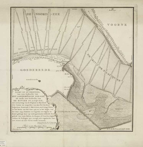 A-1935 Kaart en aftekening, van een gedeelte van het Goedereêsche zee-gat, als mede een gedeelte van de ..., 1781