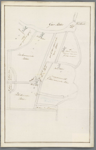 A-2048 [Kaart van de Zoetermeerse Meer-, de Zoetermeerse of Nieuw Drooggemaakte, de Oude Gelderswoudsche..., circa 1833