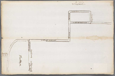 A-2100 [Schetskaart van enige wateringen en sloten onder Noordwijk en Noordwijkerhout], 1651