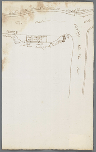 A-2232 [Plattegrond van een schuitenhuisje langs de Aar bij het Papeveer onder Ter Aar], 1771