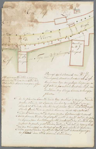 A-2234 [Kaart van enkele huizen en erven gelegen langs de Heereweg te Lisse], 1771