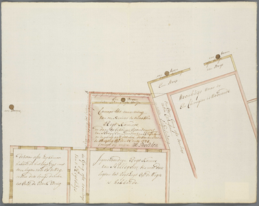 A-2253 Grondteekening der voorhuysing van het Regthuys tot Hillegom, 1774