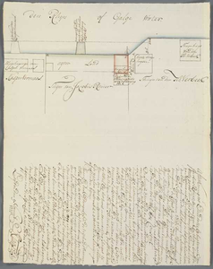 A-2267 Afteekening tot elucidatie op het verzoek van Jacobus Renier, omme voor zijn thuijn buijte de Wit..., 1776