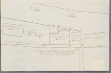 A-2273 [Kaart van een houtzagerij en een huis aan de Oude Rijn onder Leiderdorp], 1776