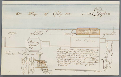 A-2330 Afteekening tot elucidatie op het verzoek tot het maaken van een schuijtehuijsie aan den Rhijn of..., 1787