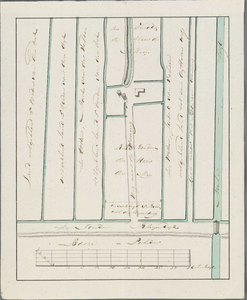 A-2450 [Kaart van te ontgronden land in de Barrepolder onder Hazerswoude], 1809