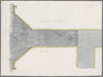 A-2451 [Kaart met weergave van een sloot van de hofstede Oosterhout bij het Zuider Buiten Spaarne onder ..., 1809