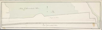 A-2464 [Kaart van een gedeelte van de Nieuwe Gelderswoudsche polder onder Zoeterwoude], 1813