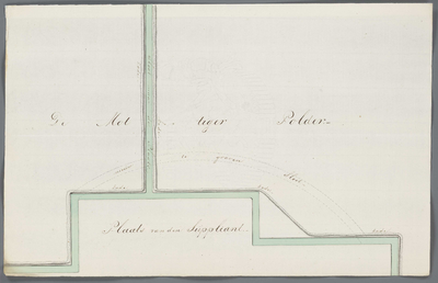 A-2492 [Kaart van een gedeelte van de buitenplaats het Oude Koningshuis in de Mottigerpolder onder Sasse..., 1819