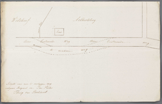 A-2516 Schets van eene te verleggen weg volgens request van Jan Pieter Teding van Berkhout, 1822