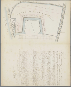 A-2607 [Kaart van te ontgronden land in de Zijllaan- en Meijepolder onder Leiderdorp], 1853