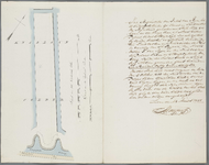 A-2664 [Kaart van een te vervenen stuk land in de Gecombineerde Huiszitter- en Meeslouwerpolder onder St..., 1838