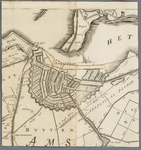 A-2697 [Kaart van Rijnland met intekening van twee afsluitdijken in het IJ voor de havens van Amsterdam], circa 1828