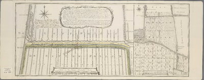 A-2711 Kaart van een gedeelte der veen en droogmakery genaamt de Butter-polder, welke meede begrepen is ..., 1773