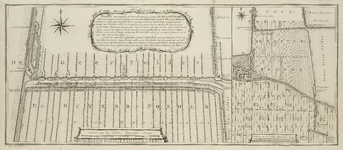 A-2712 Kaart van een gedeelte der veen en droogmakery genaamt de Butter-polder, welke meede begrepen is ..., 1773
