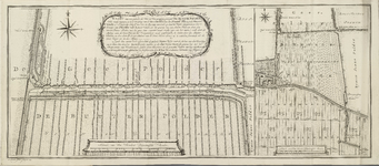 A-2713 Kaart van een gedeelte der veen en droogmakery genaamt de Butter-polder, welke meede begrepen is ..., 1773