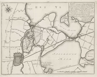 A-2757 Kaart (Gecopieert uijt de Groote Kaart van Rhynland d' Ao. 1687.) waer in vertoont word, een Conc..., 1769