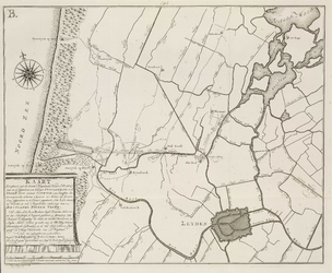 A-2758 Kaart (gecopieert uijt de groote Rhijnlands kaart d' ao. 1687) waar in is afgetekent een concept ..., 1769