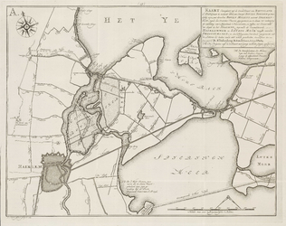 A-2759 Kaart (Gecopieert uijt de Groote Kaart van Rhynland d' Ao. 1687.) waar in vertoont word, een Conc..., 1769