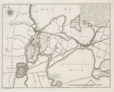 A-2761 Kaart (Gecopieert uijt de Groote Kaart van Rhynland d' Ao. 1687.) waar in vertoont word, een Conc..., 1769