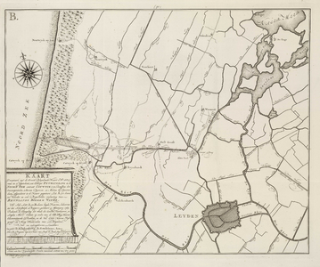 A-2765 Kaart (gecopieert uijt de groote Rhijnlands kaart d' ao. 1687) waar in is afgetekent een concept ..., 1769