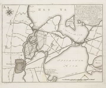 A-2775 Kaart (Gecopieert uijt de Groote Kaart van Rhynland d' Ao. 1687.) waar in vertoont word, een Conc..., 1769