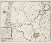A-2776 Kaart (gecopieert uijt de groote Rhijnlands kaart d' ao. 1687) waar in is afgetekent een concept ..., 1769