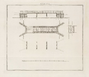A-2794 [Zij- en bovenaanzichten van geprojecteerde brug bij de nieuwe uitwatering te Katwijk aan Zee], 1804