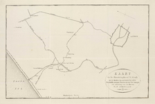 A-2809 Kaart Van het Uitwateringskanaal bij Katwijk met de Kanalen van toevoer na het zelve Betrekkelijk..., 1823