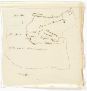 A-2823 [Kaart van de Zuidzijderpolder en omliggend gebied onder Bodegraven], 1835