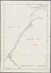 A-2825 [Kaart met weergave van de kade en stenen oeverbermen van de Rietwijkeroorderpolder langs het Haa..., 1811